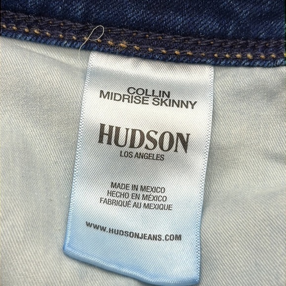 Hudson Jeans Collin Mid Rise Skinny Size 28 - Picture 9 of 16